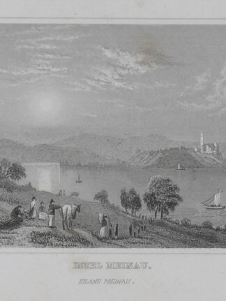 -MEINAU. Ansicht der Insel Meinau.