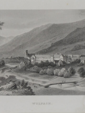 -WOLFACH. Schwarzwald. Gesamtansicht.