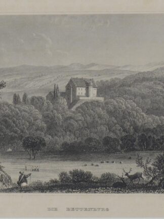 -BETTENBURG/Ufr. Ansicht mit Schloß.