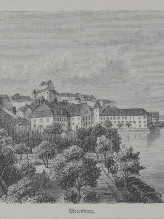 -MEERSBURG/Bodensee. Gesamtansicht.