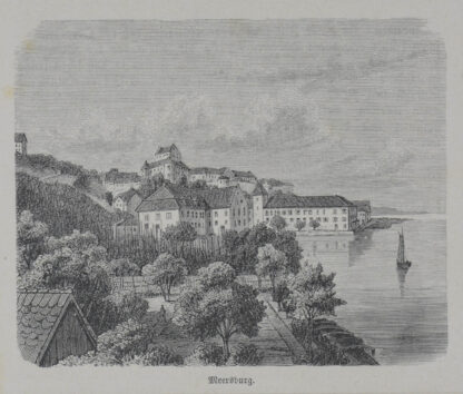 -MEERSBURG/Bodensee. Gesamtansicht.