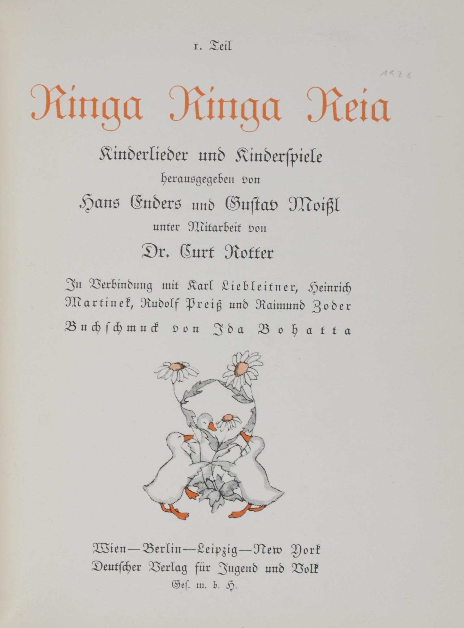 Hans und Gustav MOISSL (Hrsg.). -Ringa Ringa Reia.
