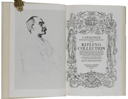 Ellis Ames. -Catalogue intimate and descriptive of my Kipling Collection.