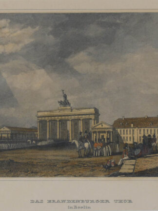 -BERLIN. Das Brandenburger Thor in Berlin.