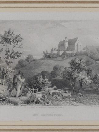 -BETTENBURG/Ufr. Ansicht mit Schloß.