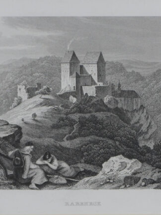 -RABENECK/Ofr. Ansicht mit der Burg.