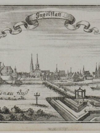 -INGOLSTADT. Gesamtansicht über die Donau.