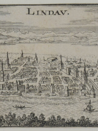 -LINDAU/Bodensee. Gesamtansicht a. d. Vogelschau.