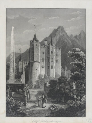 -HOHENSCHWANGAU. Schlossansicht.