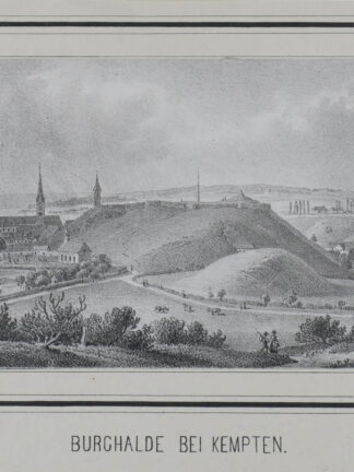 -KEMPTEN-BURGHALDE. Gesamtansicht von Burghalde.