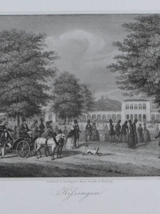 -BAD KISSINGEN. Teilansicht Arkadenbau (Kursaal).