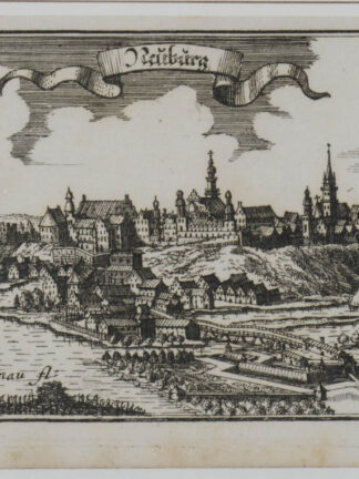 -NEUBURG/Donau. Gesamtansicht von Neuburg in Bayern.