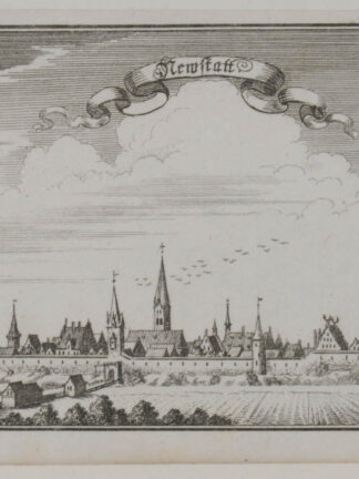 -NEUSTADT/Donau (Newstatt). Gesamtansicht.