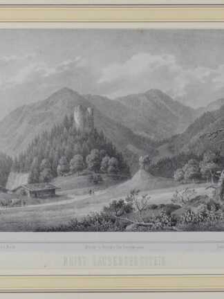 -IMMENSTADT - LAUBENBERGERSTEIN. Ansicht der Ruine Laubenbergerstein.
