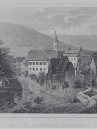 -WILDBAD/Schwarzw. Ansicht von Bad und Promenade.