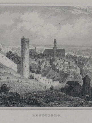 -LANDSBERG/Lech. Gesamtansicht.