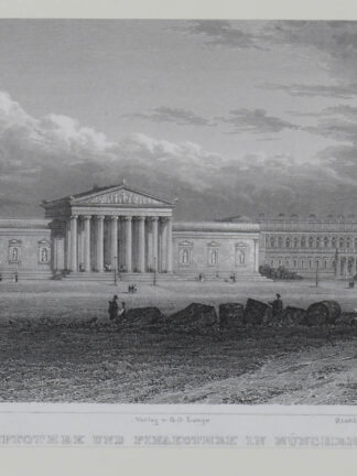 -MÜNCHEN. Glyptothek und Pinakothek.