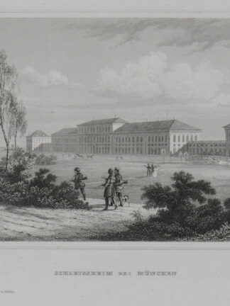 -MÜNCHEN. - SCHLEISSHEIM. Schloßansicht.