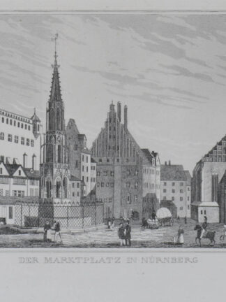 -NÜRNBERG. Marktplatz mit dem Schönen Brunnen.