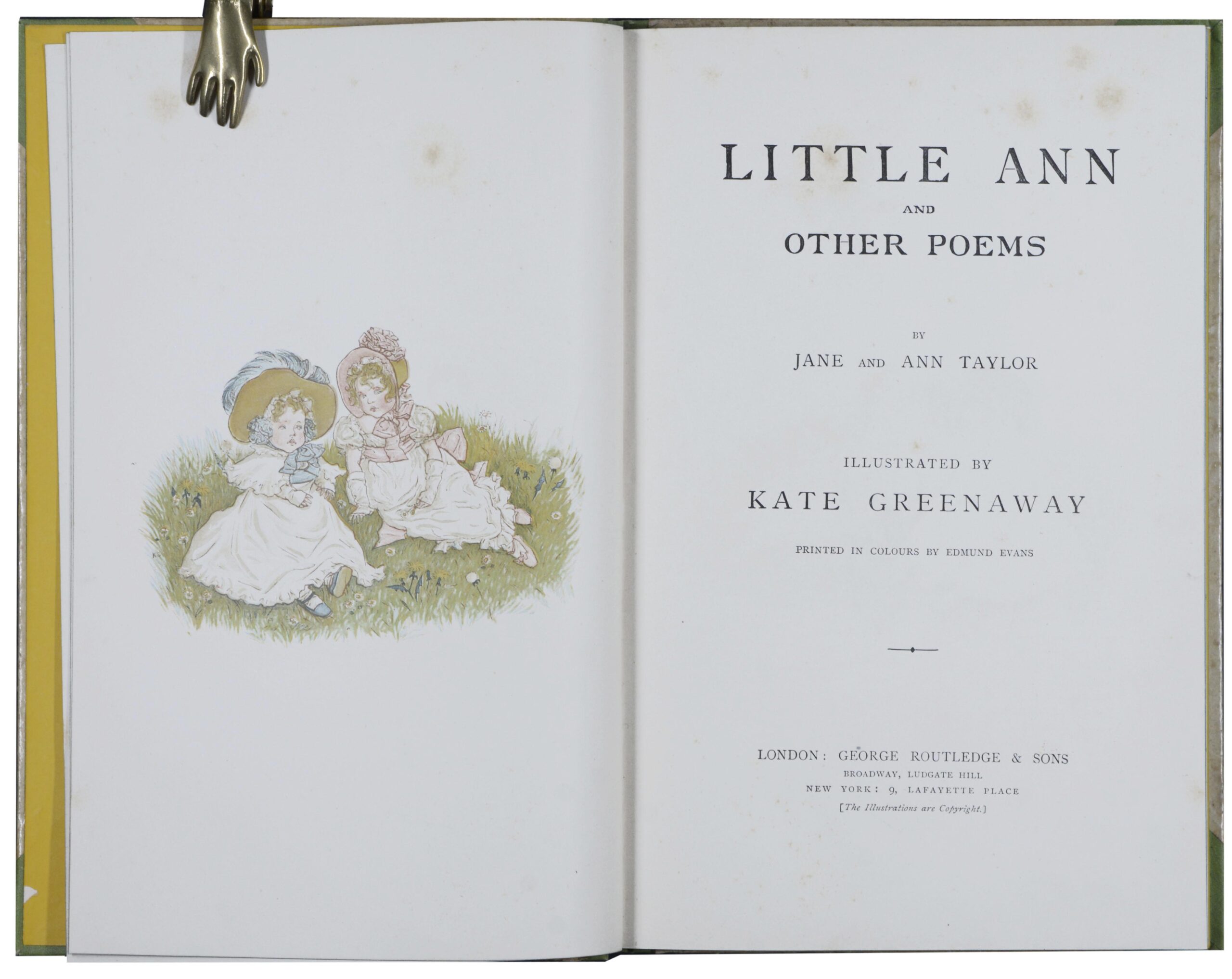 Jane and Ann. -Little Ann and other Poems.