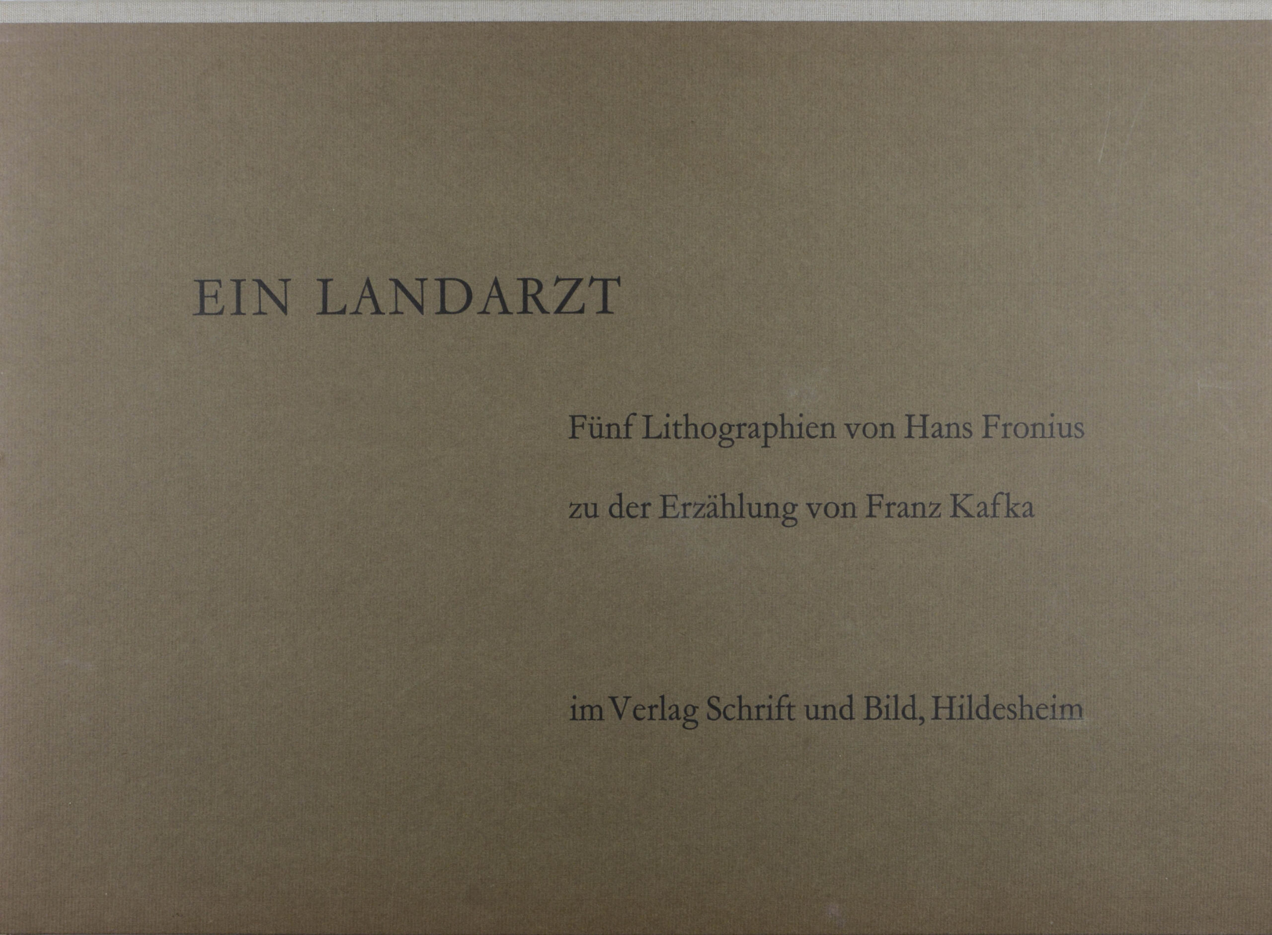 Franz. -Ein Landarzt.