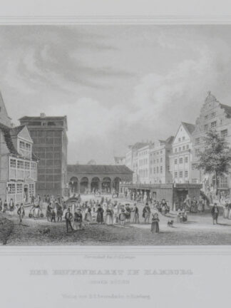 -HAMBURG. Hopfenmarkt.