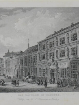 -HAMBURG. Das Rathaus in Hamburg.