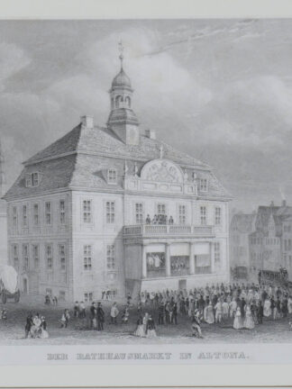 -HAMBURG. Der Rathausmarkt in Altona.