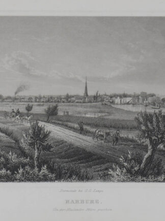 -HAMBURG. - HARBURG. Gesamtansicht von der Neulander Fähre gesehen.