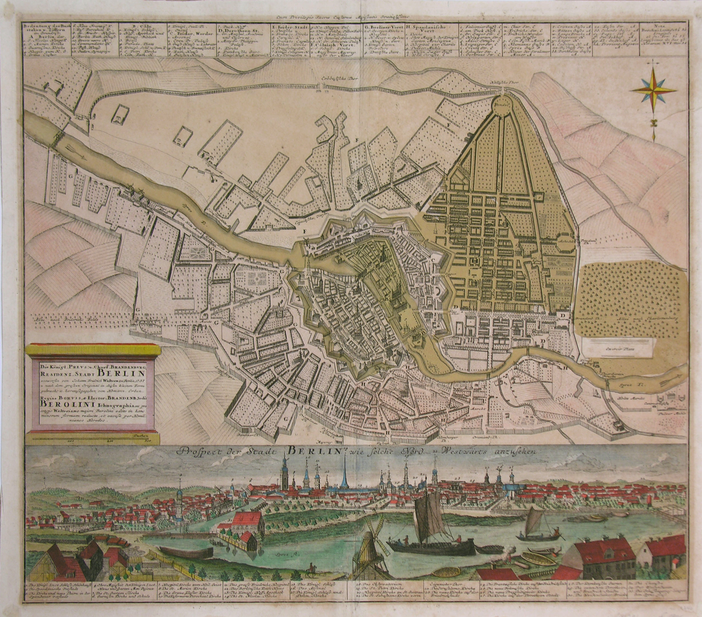 -Berlin. Die Königl. Preus: u. Churf. Brandenburg. Residenz-Stadt Berlin