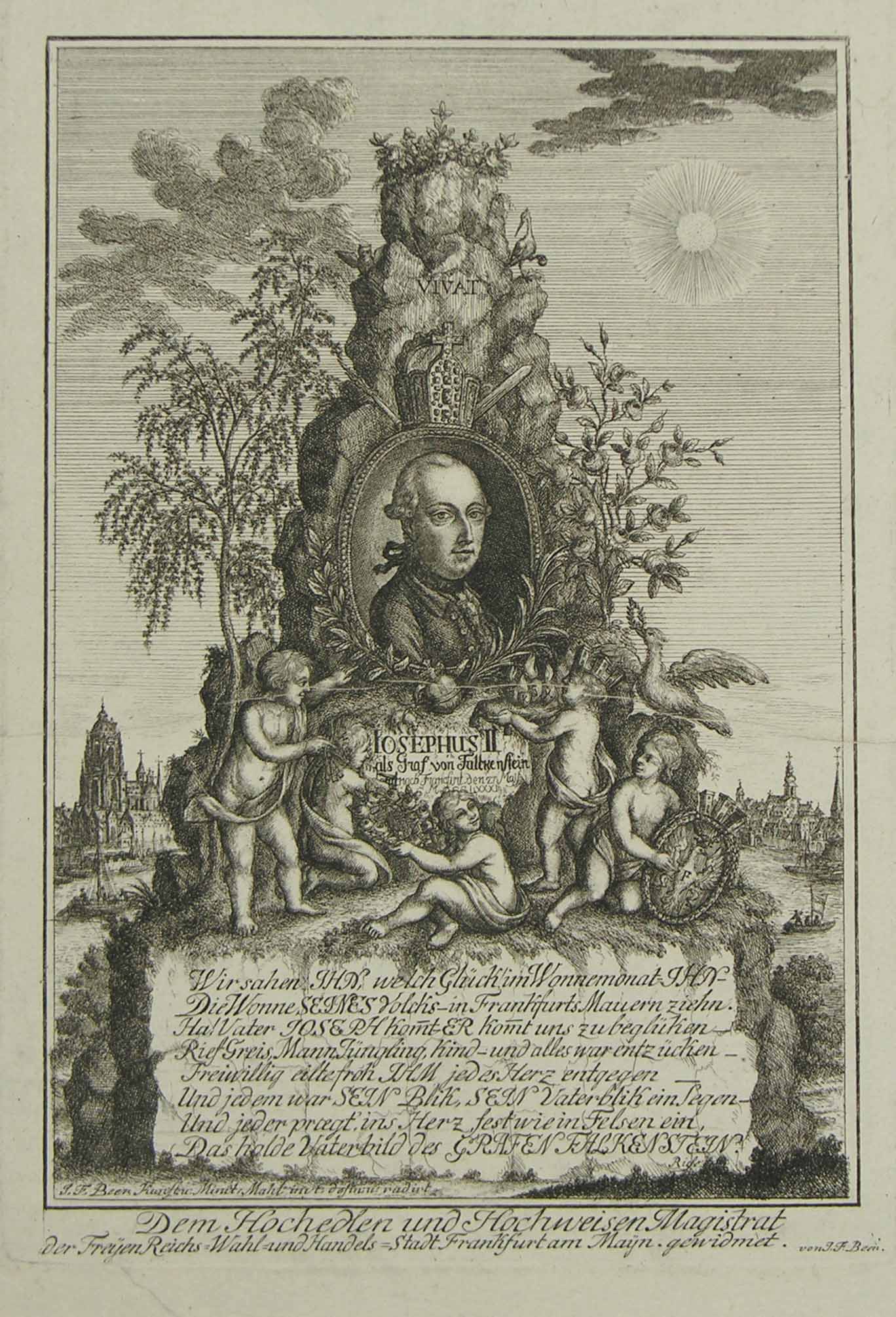 -Josephus II. als Graf von Falkenstein nach Francfurt