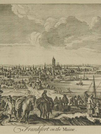 -Francfort on the Maine. Gesamtansicht von Westen