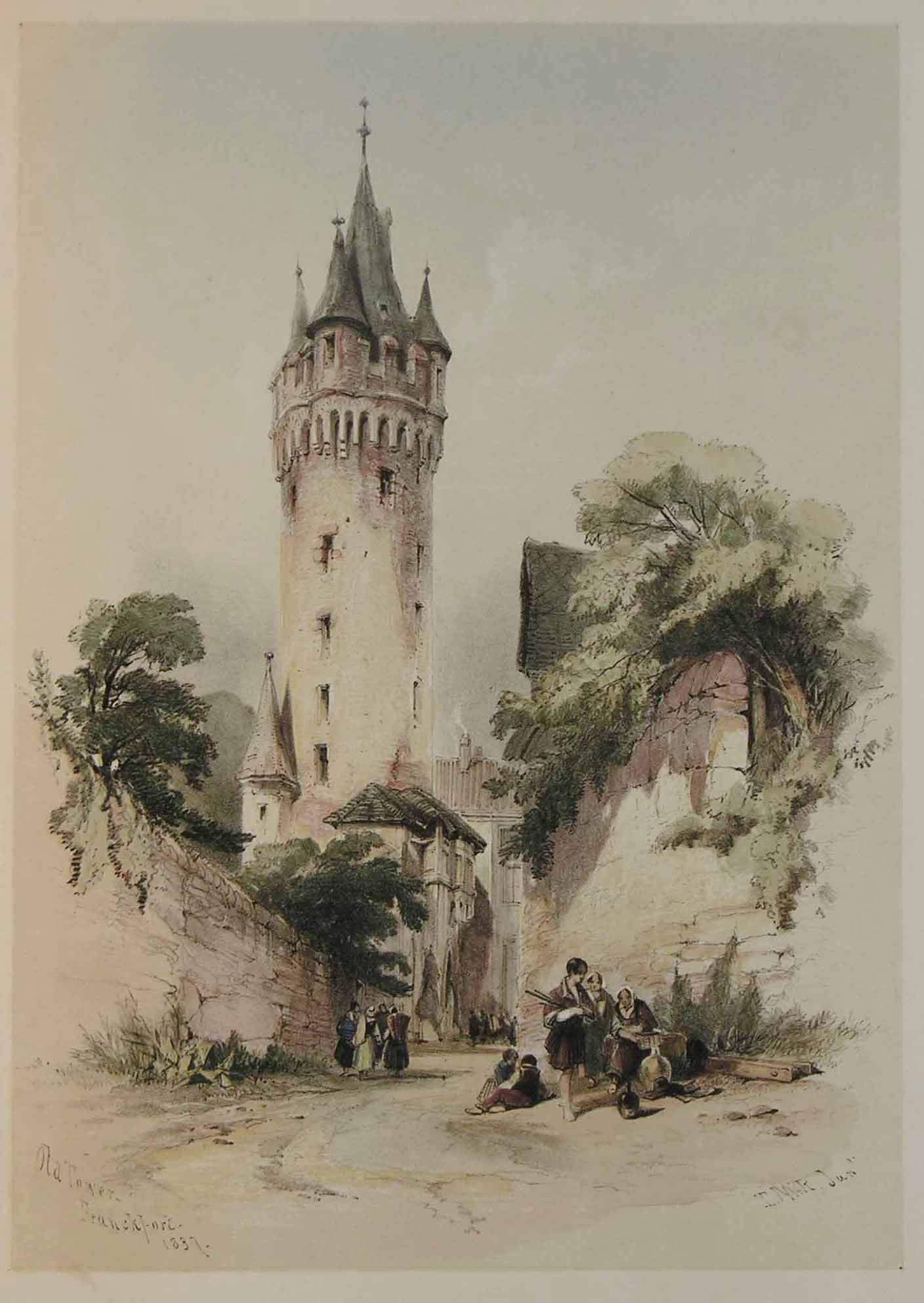 -Ansicht des Eschenheimer Turms.