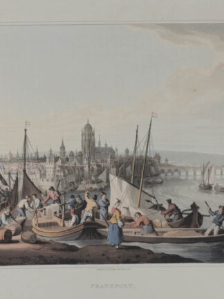 -Frankfort. Ansicht Frankfurts von Westen