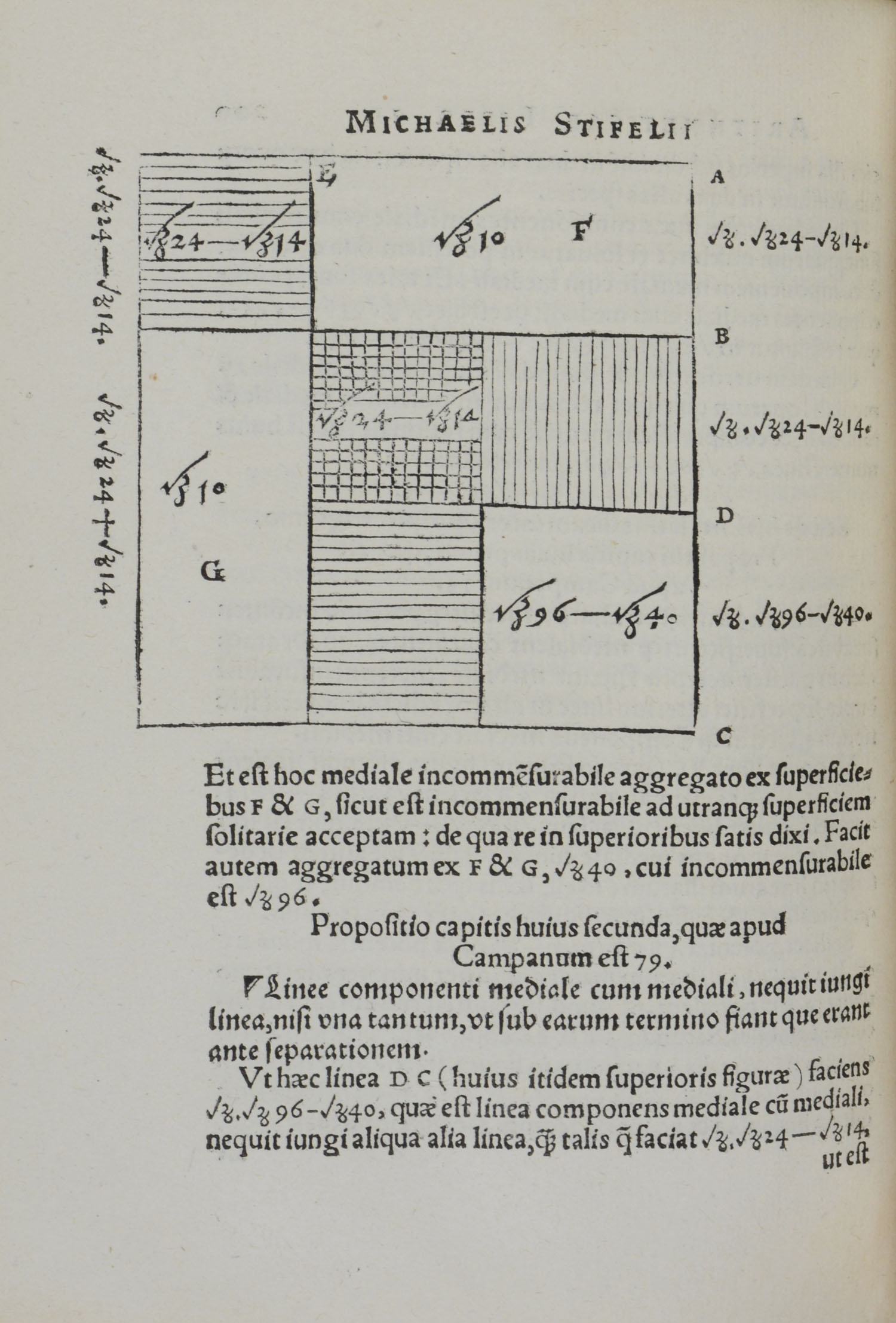 STIFEL, Michael. Arithmetica integra. <br />Cum praefatione Philippi Melanchthonis. – Bild 6