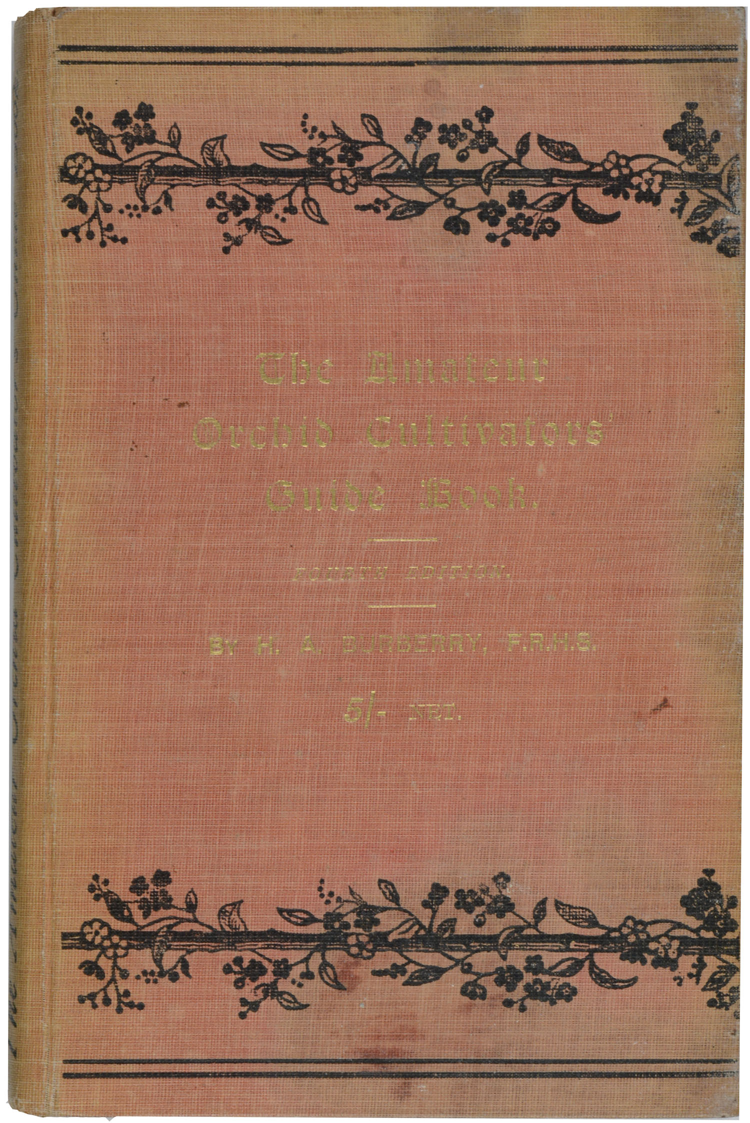 H.A. -The Amateur Orchid Cultivator's Guide Book.