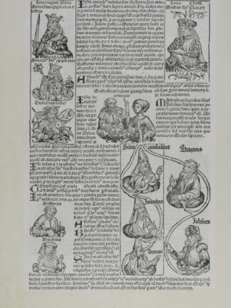 -Quinta etas mundi. Blatt LXXXI aus der Schedelschen Weltchronik.