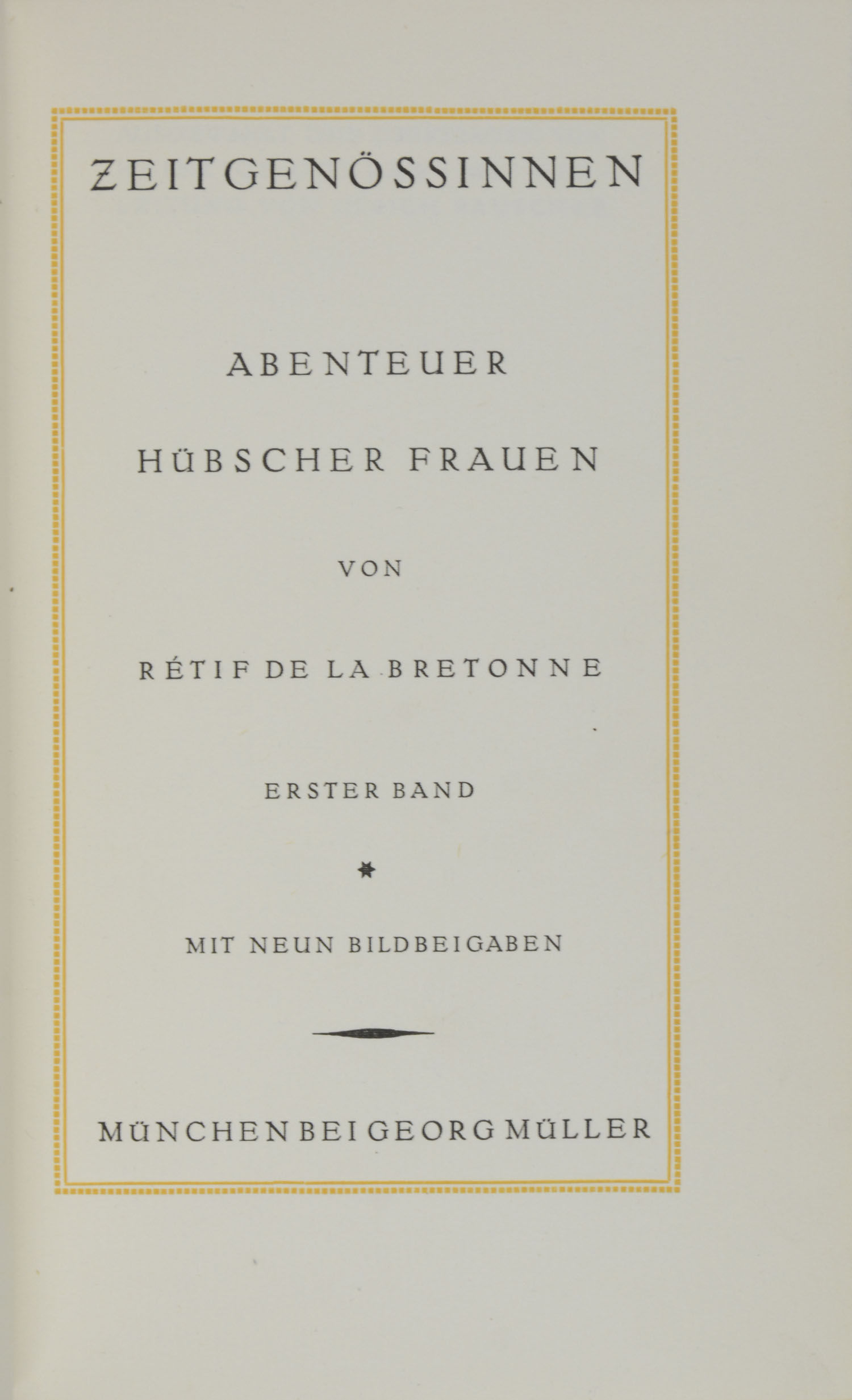 (Nicolas Edme). -Zeitgenössinnen.