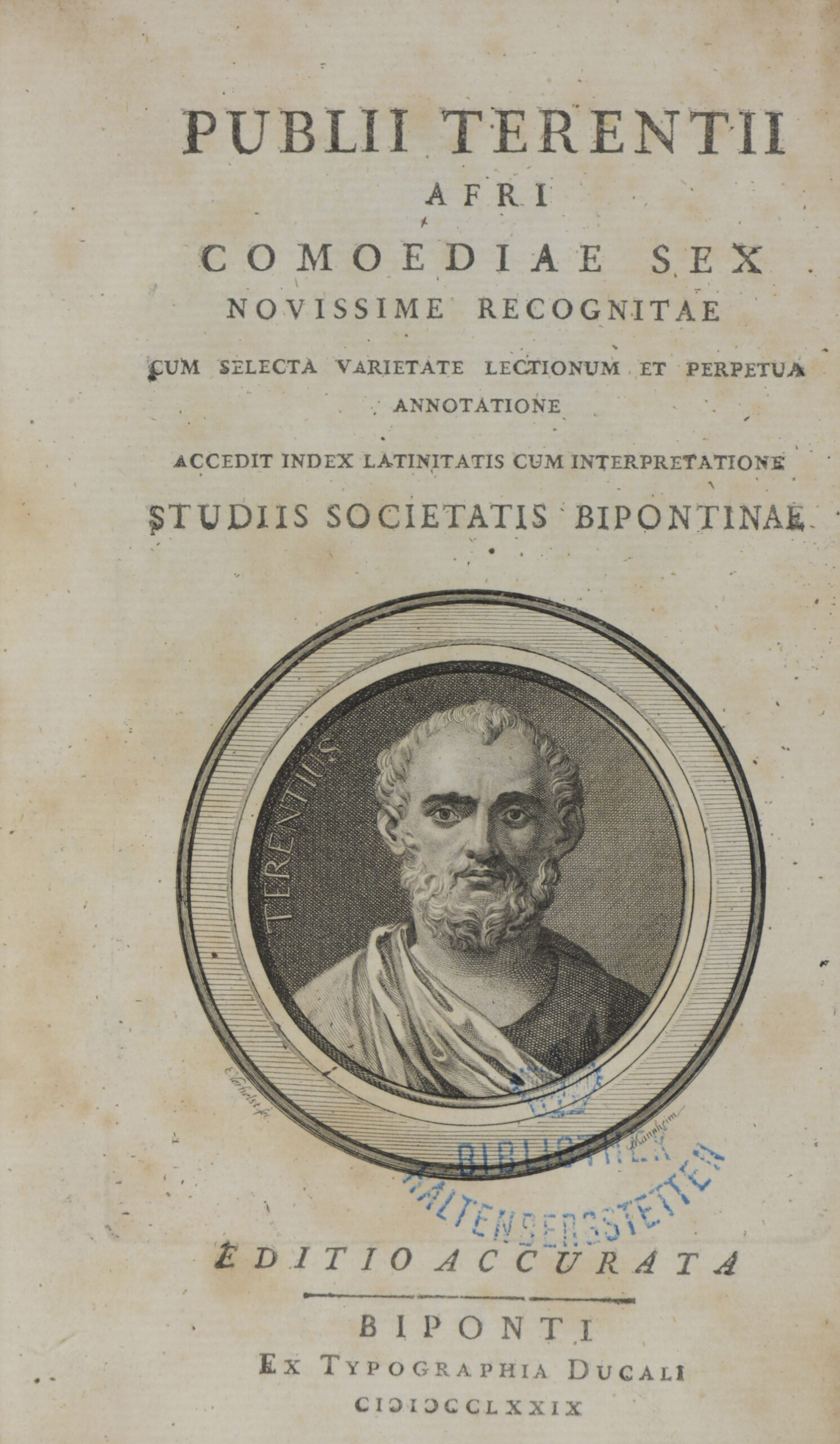 Publius. -Comodiae sex.