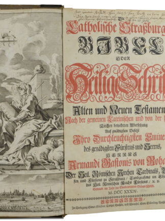 -Die Catholische Straßburger Bibel oder Heilige Schrifft