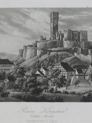 -KÖNIGSTEIN/Taunus. Ruine Königstein.