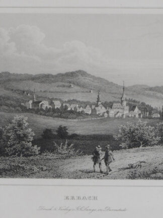 -ERBACH/Odenwald. Gesamtansicht.