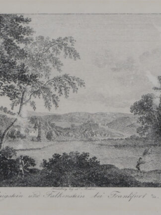 -KÖNIGSTEIN/Ts. Gesamtansicht von Königstein und Falkenstein.