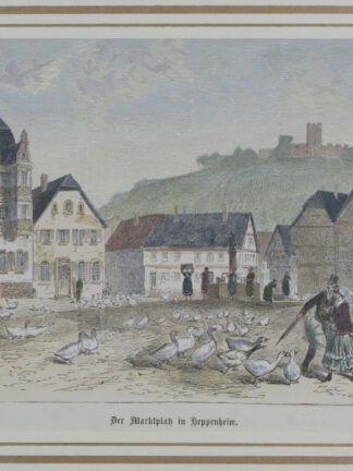 -HEPPENHEIM. Marktplatz.
