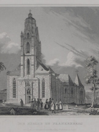 -FRANKENBERG. Die Kirche zu Frankenberg.
