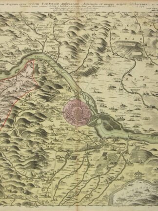 -WIEN. Chorographia VI. milliarium Regionis circa Vrbem Viennam Austriacam
