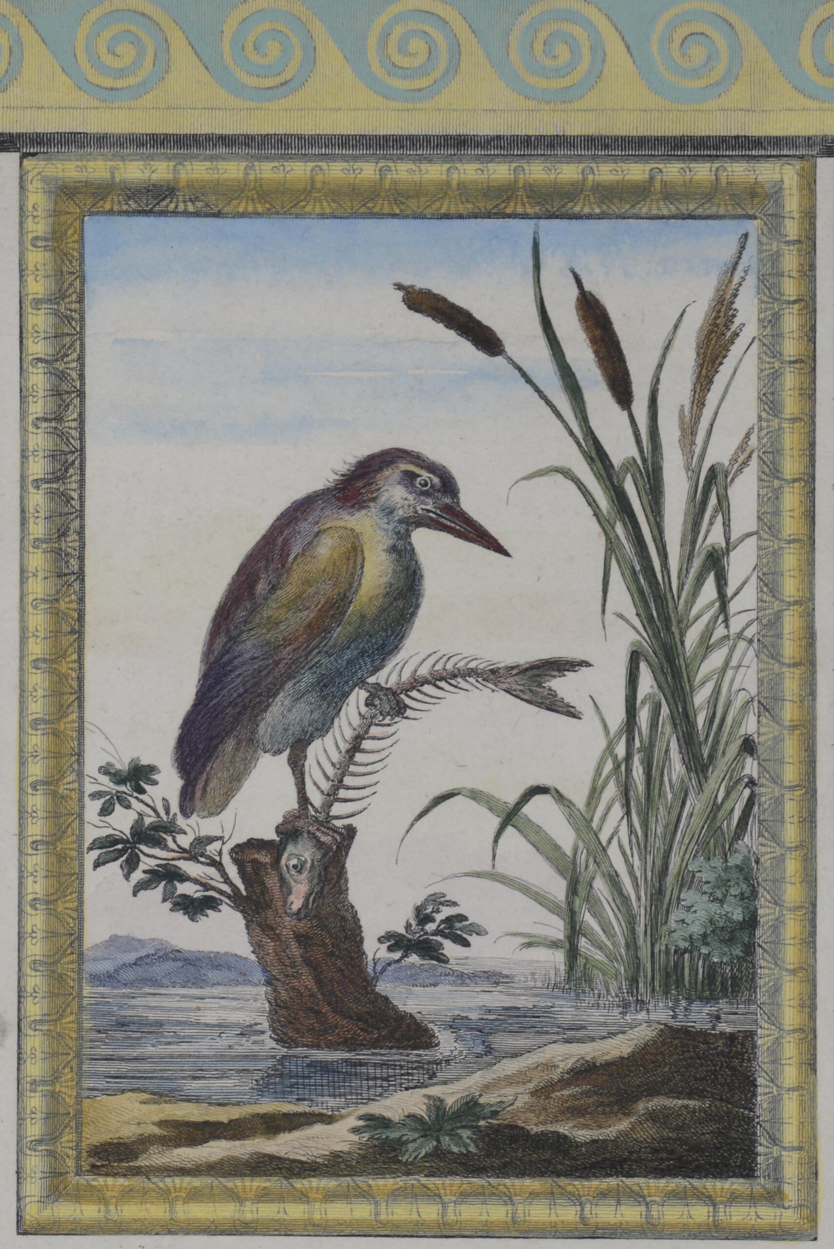 Giovanni. -Pilaster mit Darstellungen eines Satyrpaares und weiteren Figuren aus der antiken Mythologie.