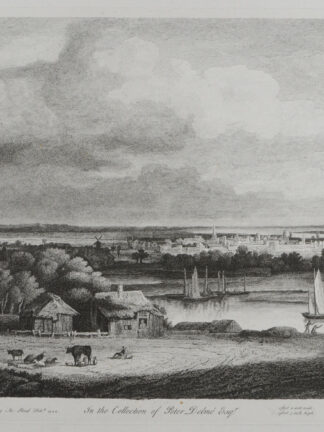 -In the Collection of Peter Delmé. Holländische Landschaftsdarstellung.