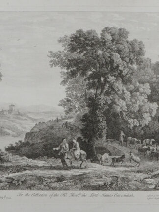 -In the Collection of of the Rt. Hon(ora)ble the Lord James Cavendish. Hirtenlandschaft.