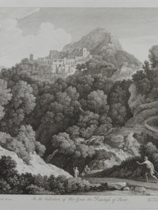 -In the Collection of her Grace the Duchess of Kent. Italienische Landschaft.